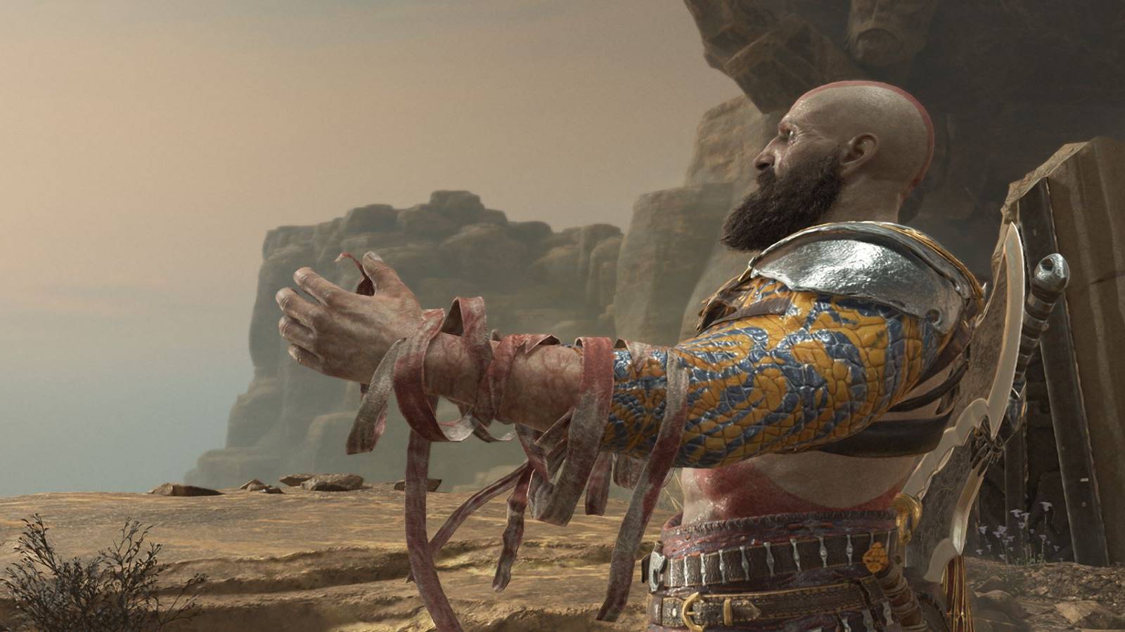 kratos god of war ragnarok game