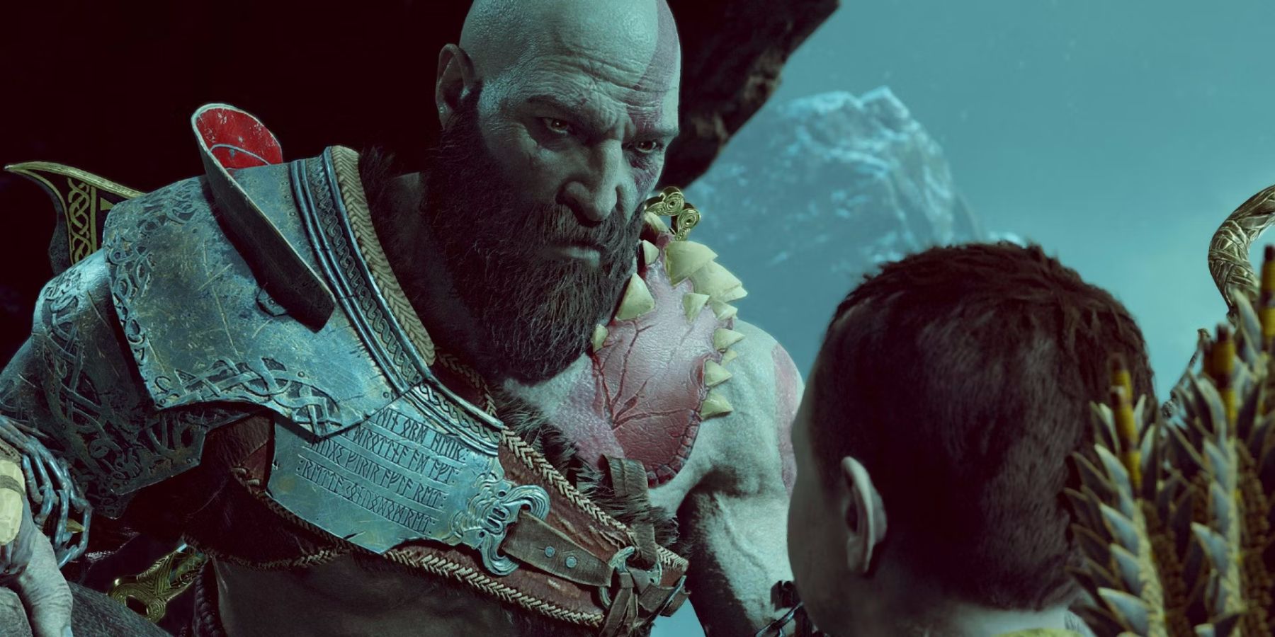 Kratos Yelling at Atreus