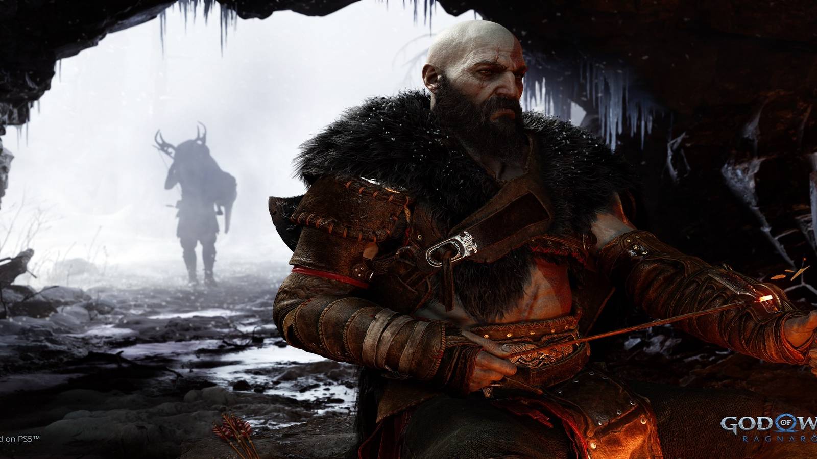 Kratos Making Arrows God of War