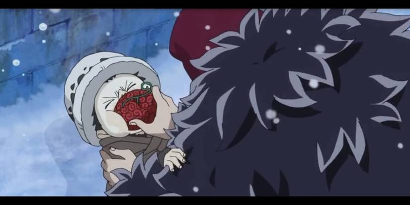 Law eats the Ope Ope no Mi