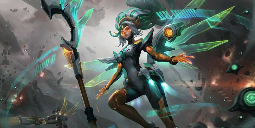 League of Legends Cyber Halo Janna Splash Art