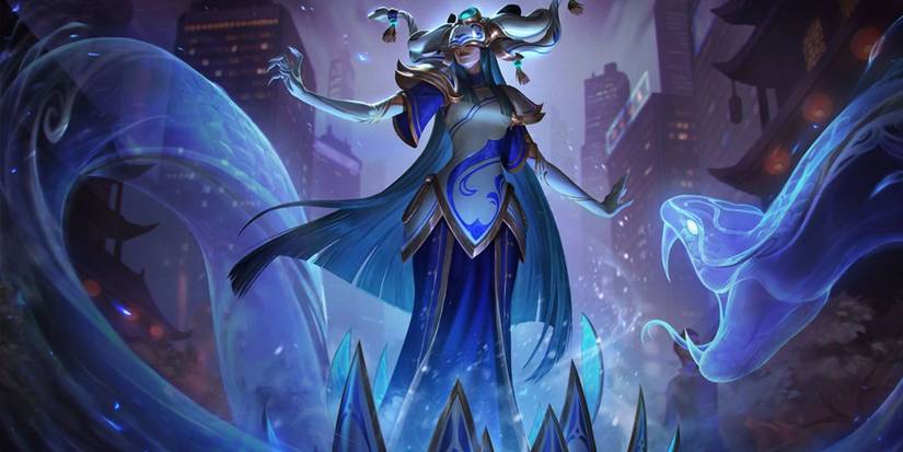 League of Legends Porcelain Lissandra Splash Art