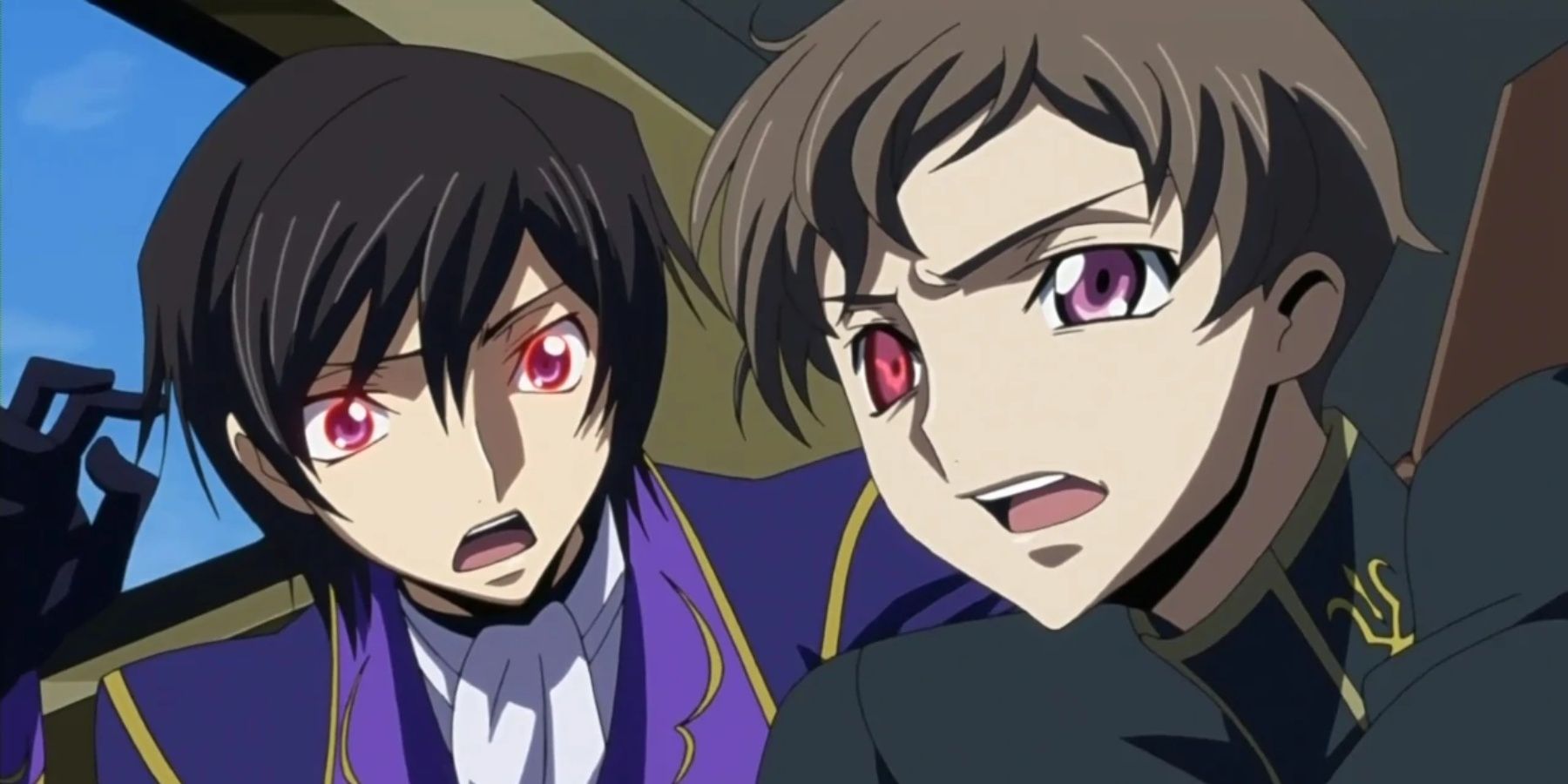 Lelouch and Rolo in Code Geass