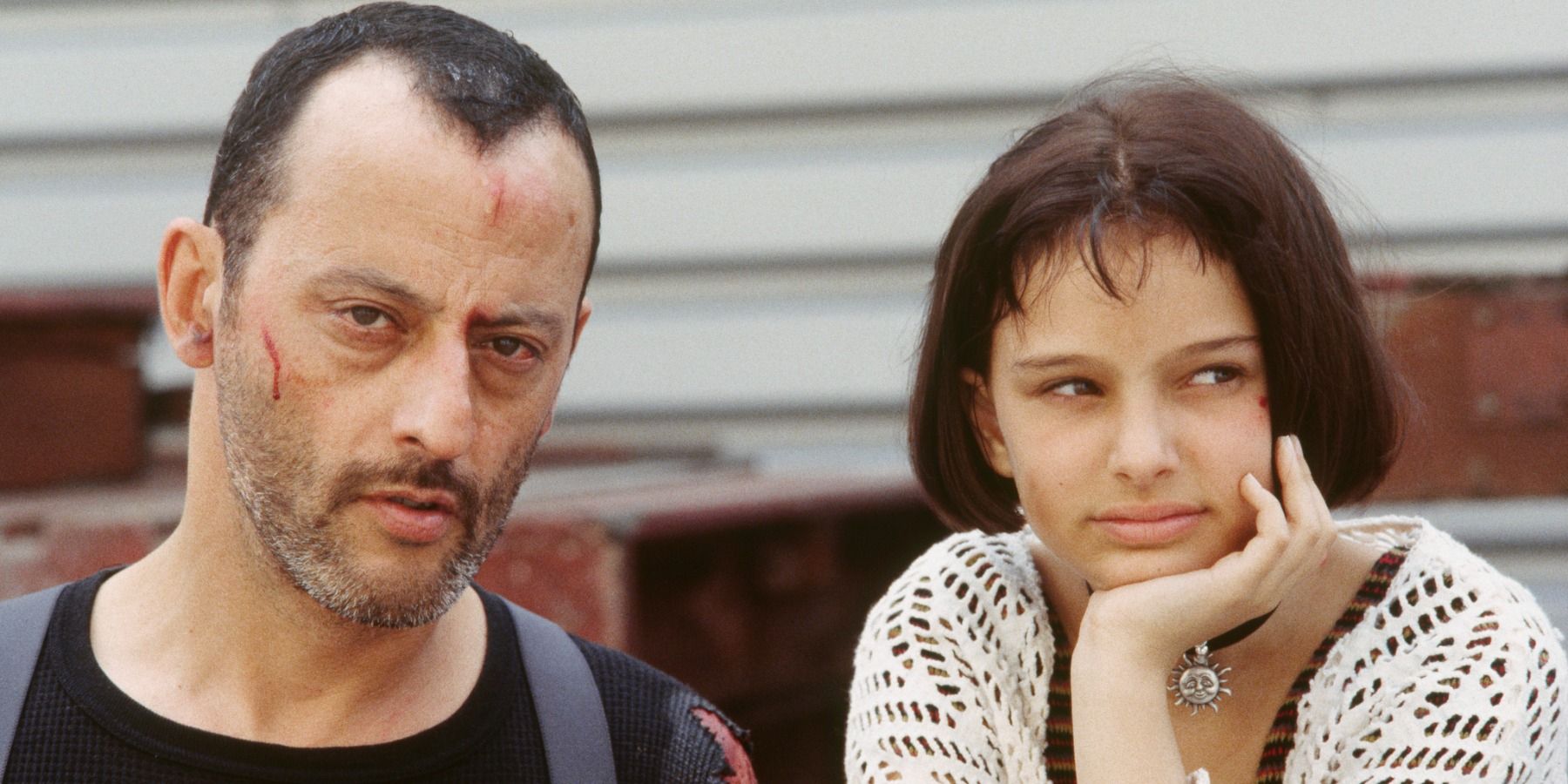 Jean Reno and young Natalie Portman in Leon: The Professional