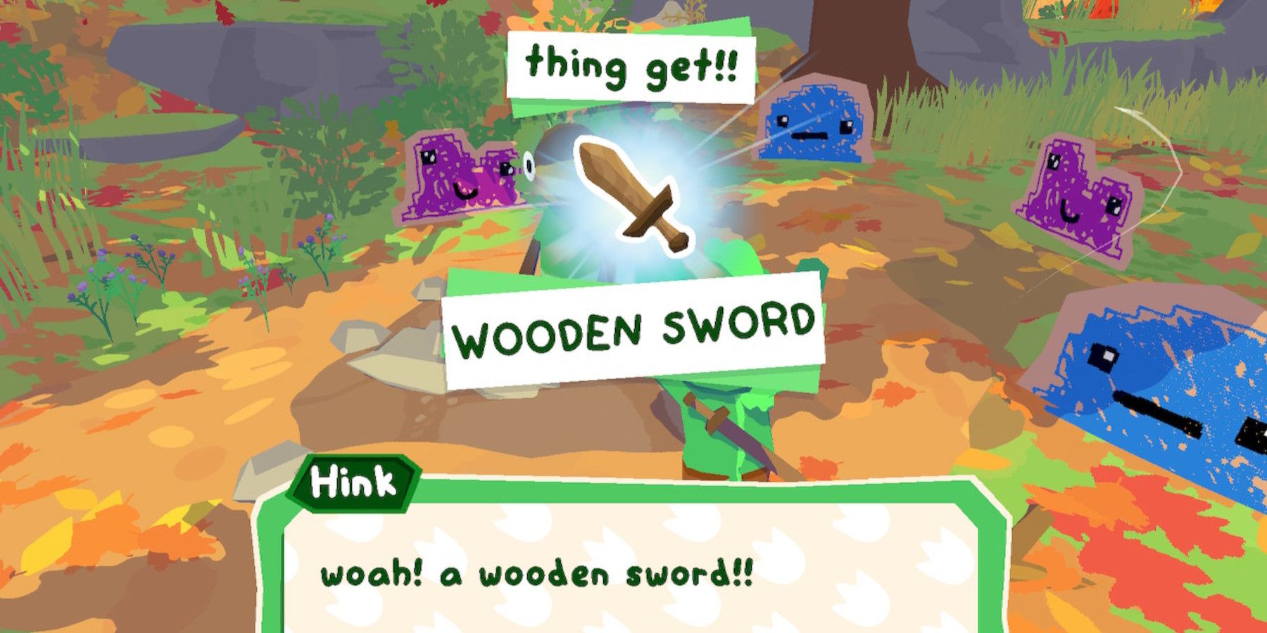 Lil Gator Game How To Collect All Weapons Wood Sword