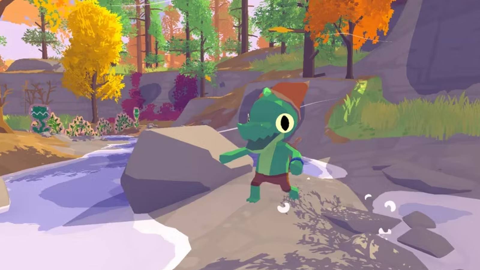 megawobble indie game december 2022 river cardboard plants