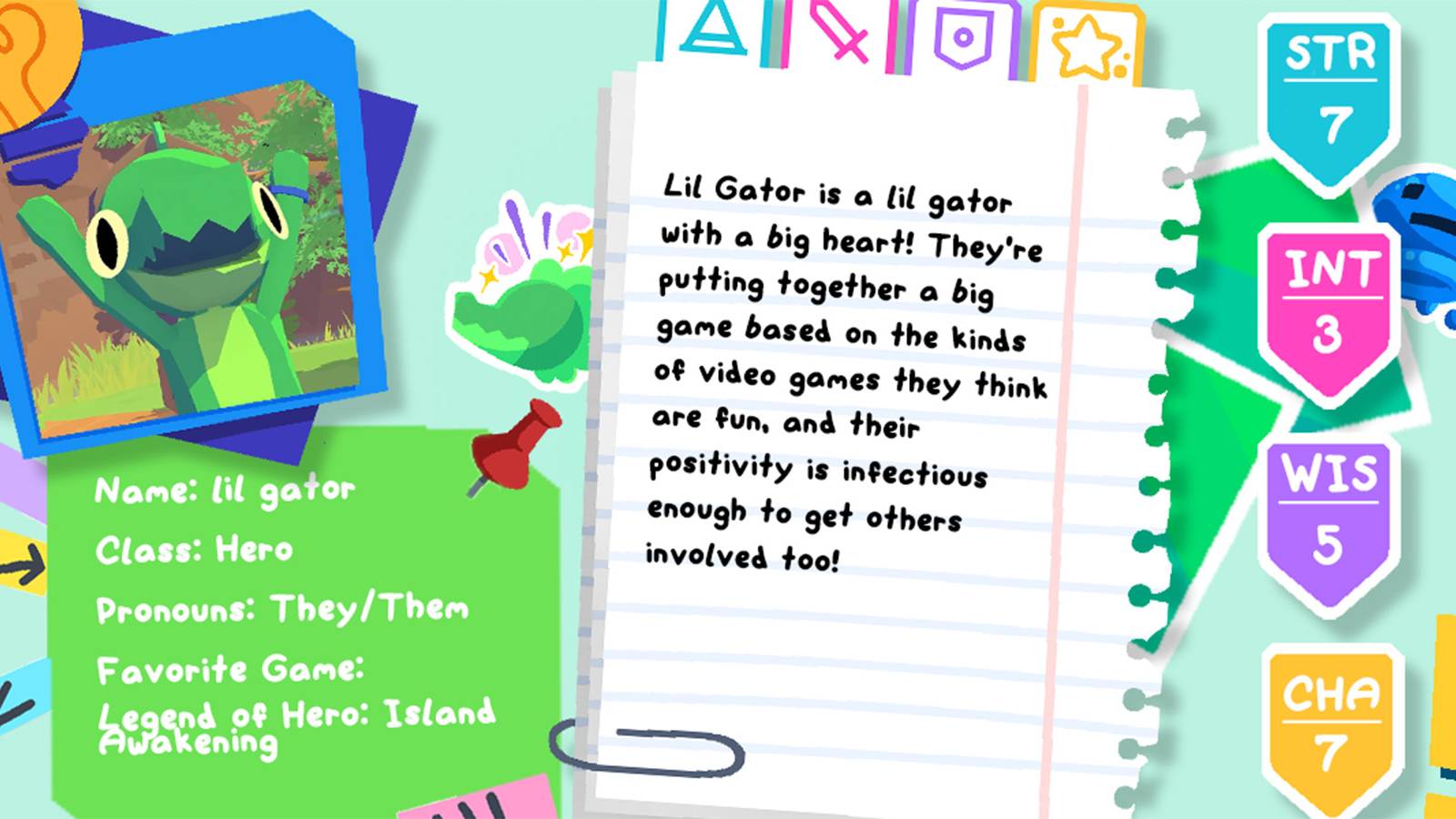 Lil Gator Game they them pronouns
