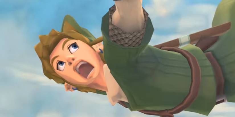 Link Skyward Sword Falling