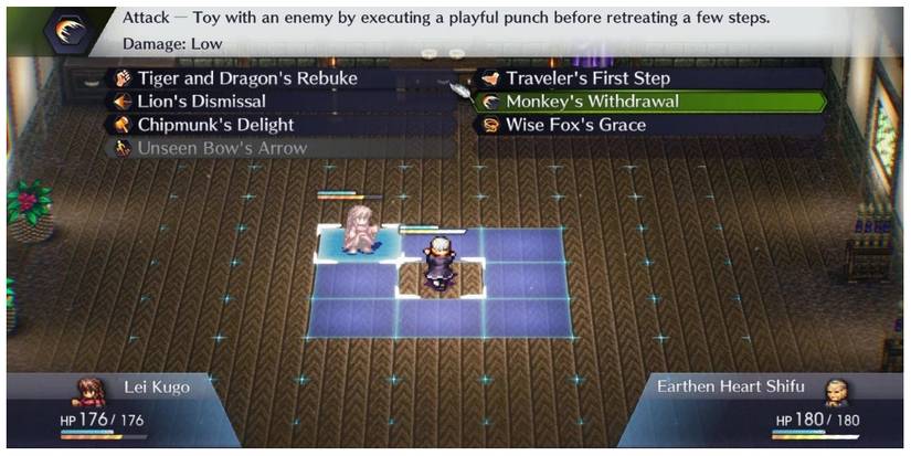 Earthen Heart Shifu trains Lei Kugo in Live A Live