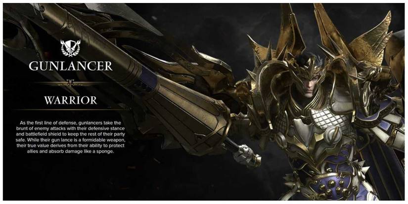 Gunlancer description screen in Lost Ark