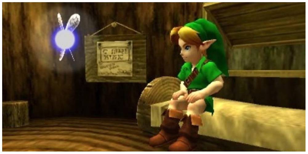 Link and Navi Ocarina of Time