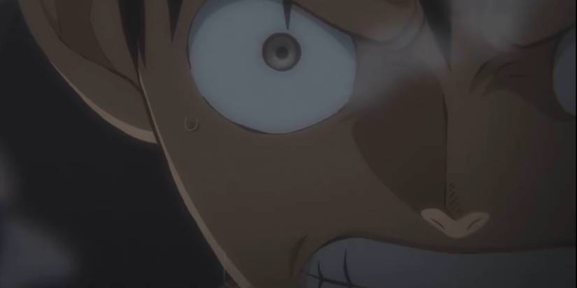 Luffy heading up to Onigashima