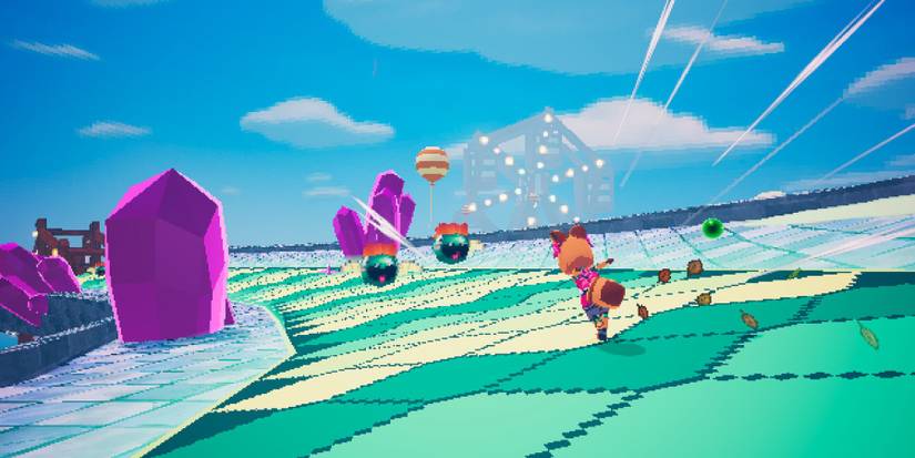 game screenshot hana 3d platformer