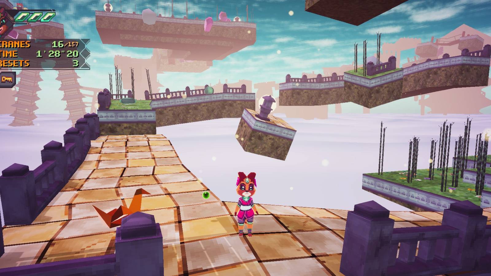 a grumpy fox 3d platformer 