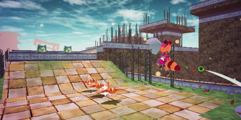 a grumpy fox 3d platformer 
