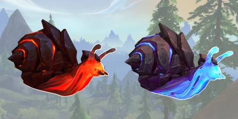 Magmasnails as seen in World of Warcraft Dragonflight