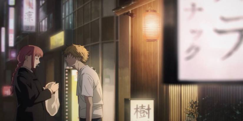 Makima and Denji in Chainsaw Man