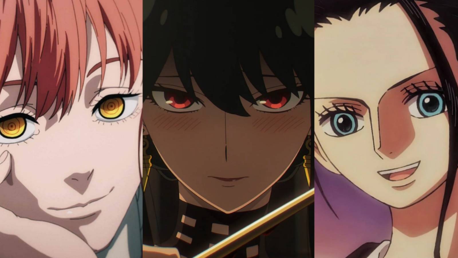 makima, yor forger and nico robin