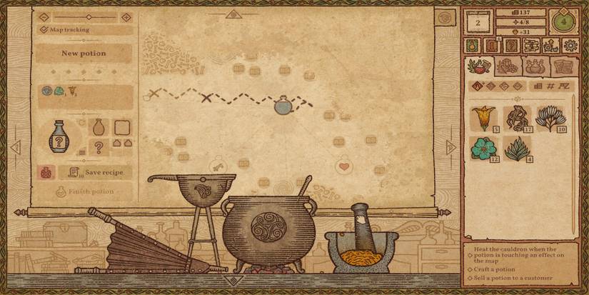 Making potions in Potion Craft Alchemist Simulator