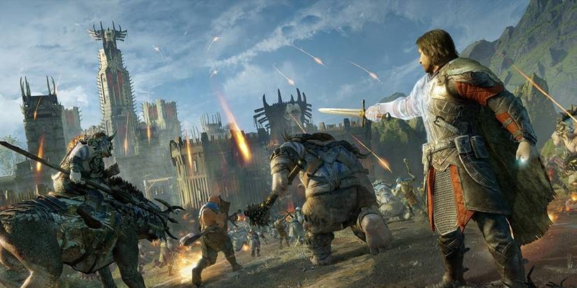 Manning a siege in Shadow of Mordor