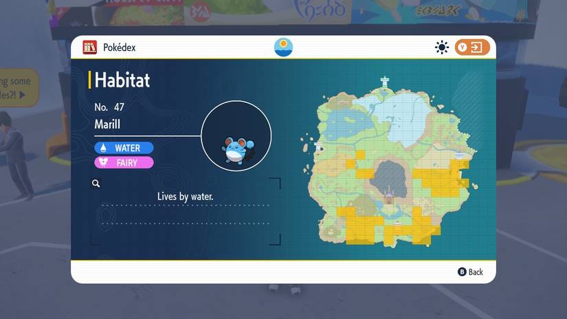 Marill Location in Pokemon Scarlet and Violet