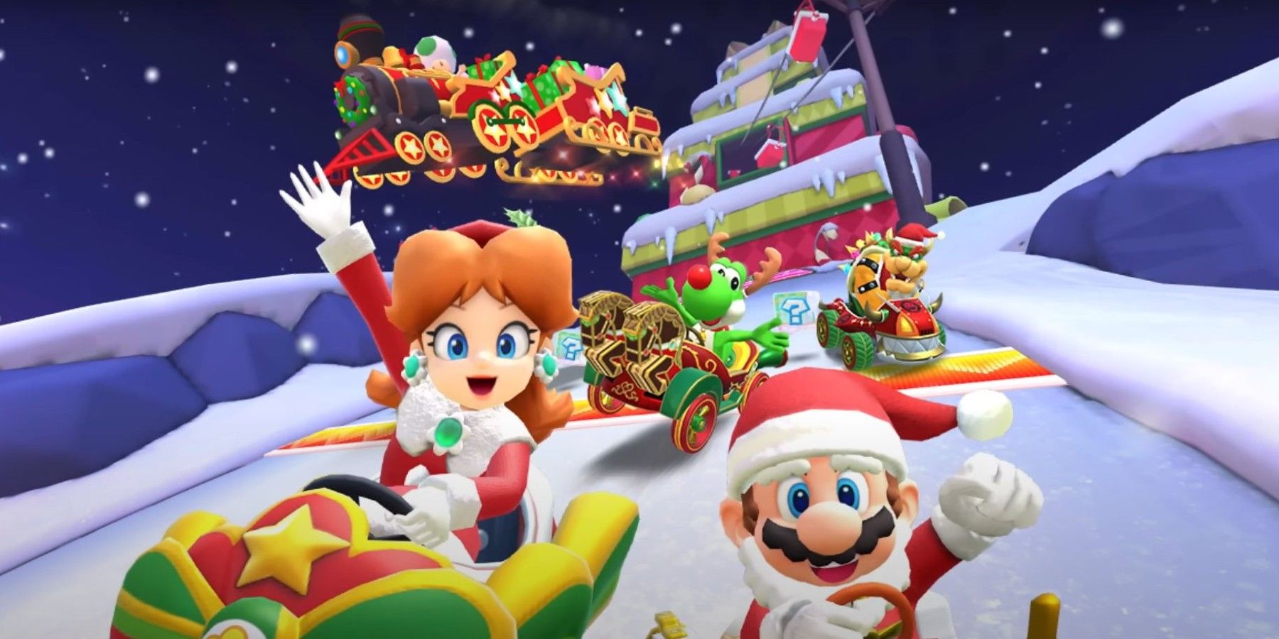 Mario Kart Tour Kicks Off Christmas Event