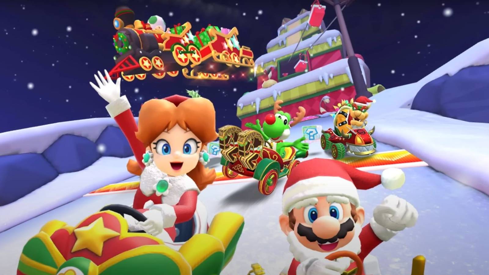 Mario Kart Tour Kicks Off Christmas Event
