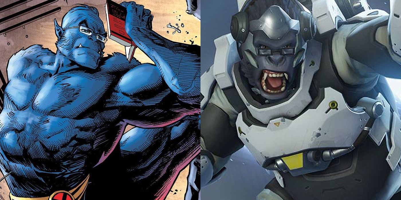Marvel Beast and Winston Side-by-Side