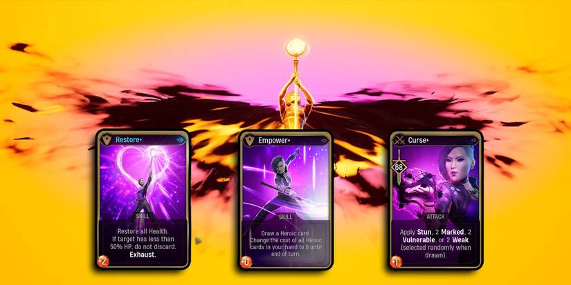 Marvel Midnight Suns - Nico's Best Card Upgrades Over Image Of Her Using Magic Spell In-Game