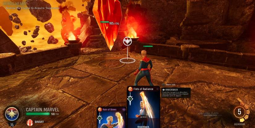 Marvel's Midnight Suns Captain Marvel Challenge Guide Step 9