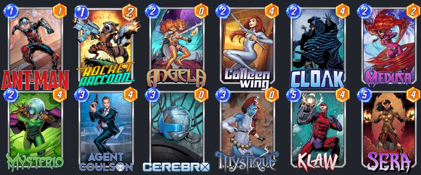 marvel snap cerebro decks