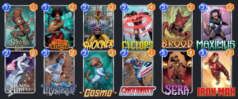 marvel snap patriot decks