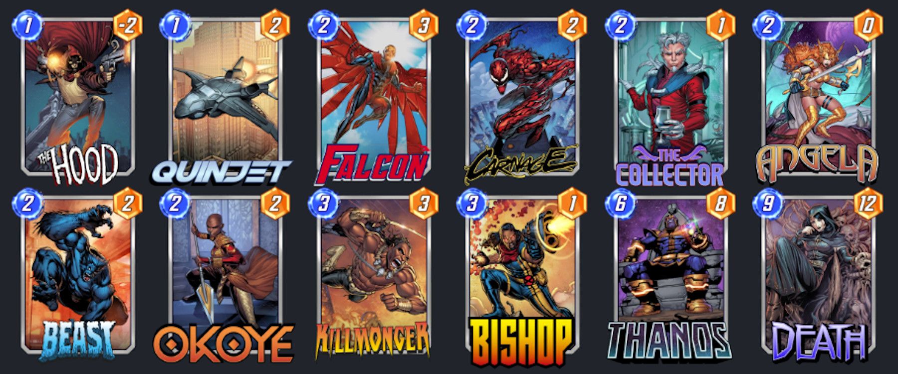 marvel snap thanos decks