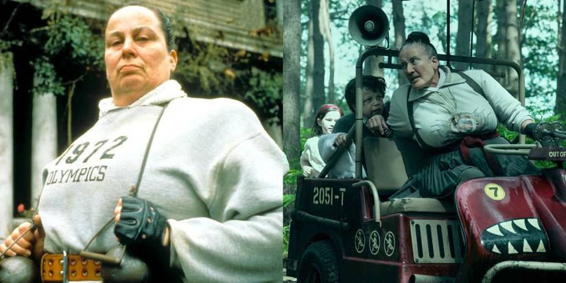 Miss Trunchbull in the original 1996 film and in the new Netflix musical