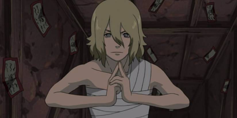 Menma performing hand seals