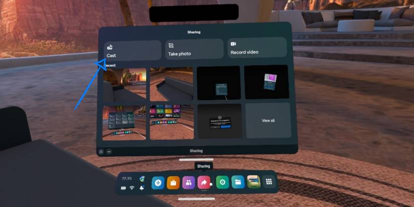 Meta Quest 2 select cast