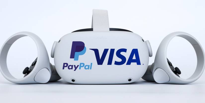 Meta Quest PP and Visa logo