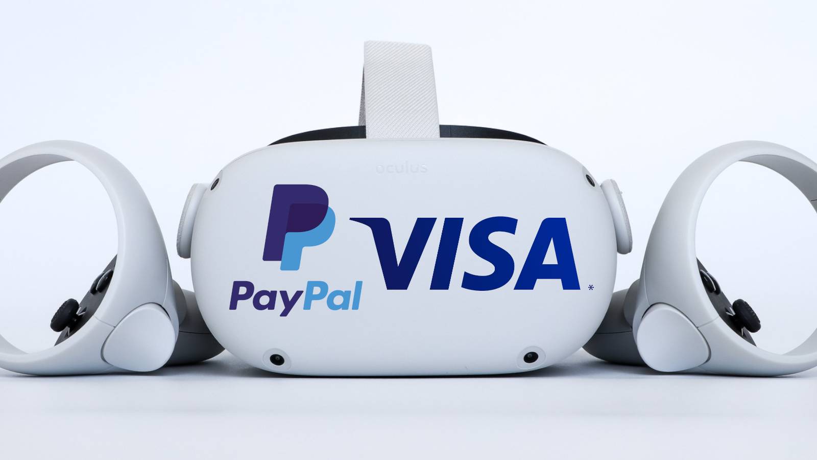 Meta Quest PP and Visa logo