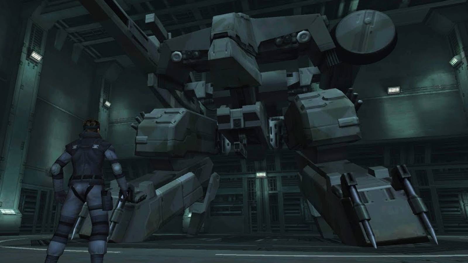 solid snake and metal gear rex