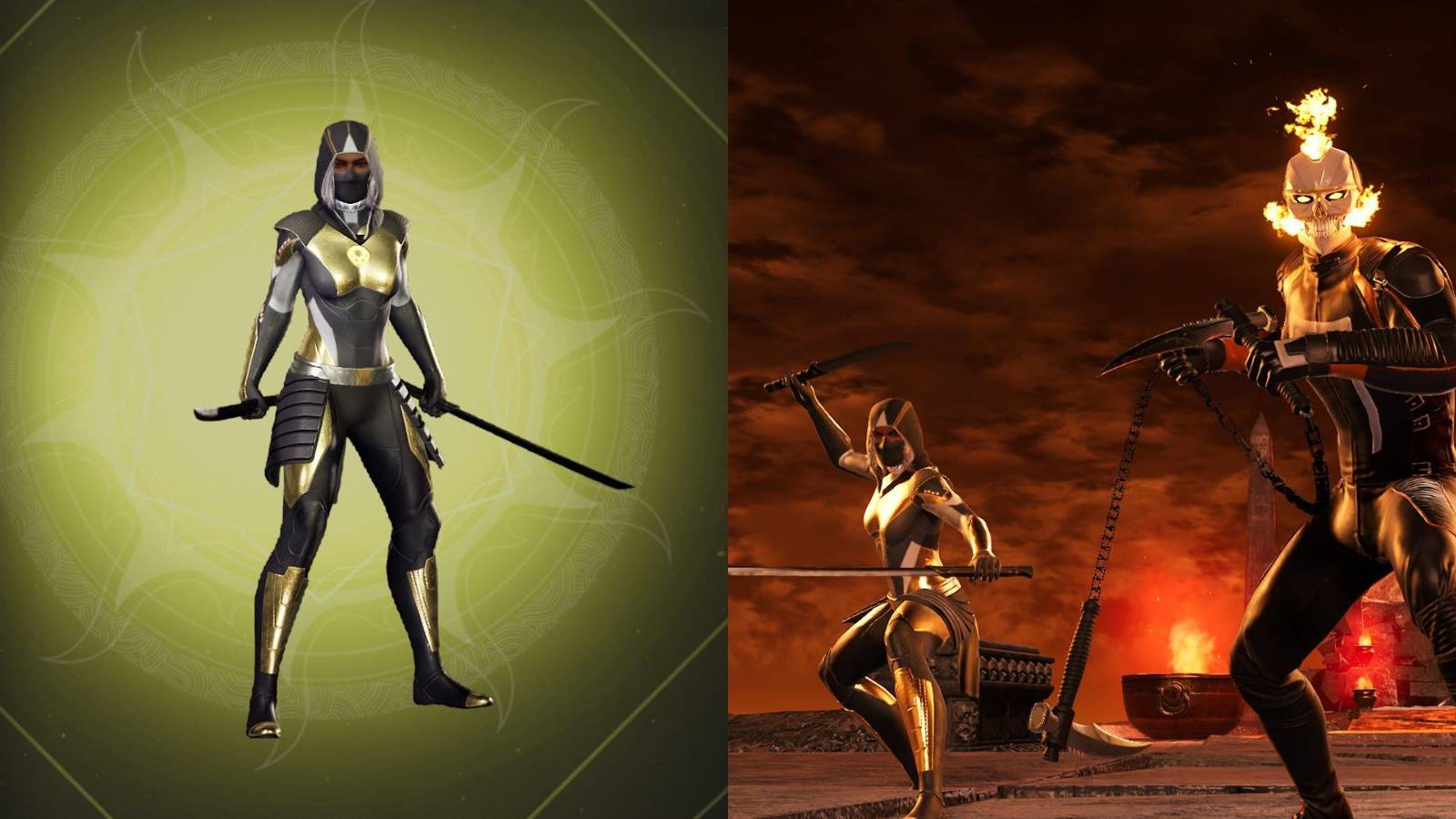 Midnight Suns the Hunter and Ghost Rider