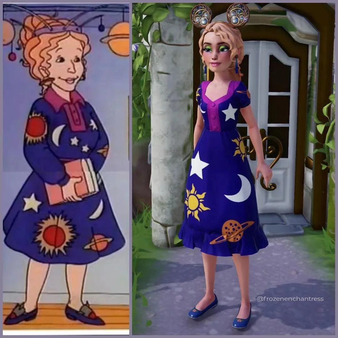 Disney Dreamlight Valley Player Makes Their Character Look Like Miss Frizzle