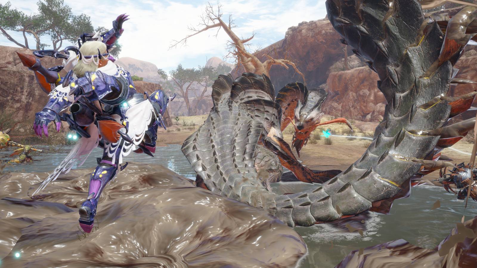 monster hunter rise mud snake monster