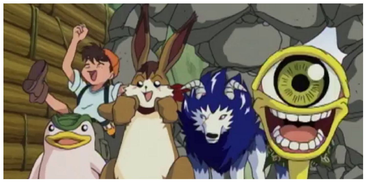 Monster Rancher Genki Suezo Mochi Tiger Golem Hare