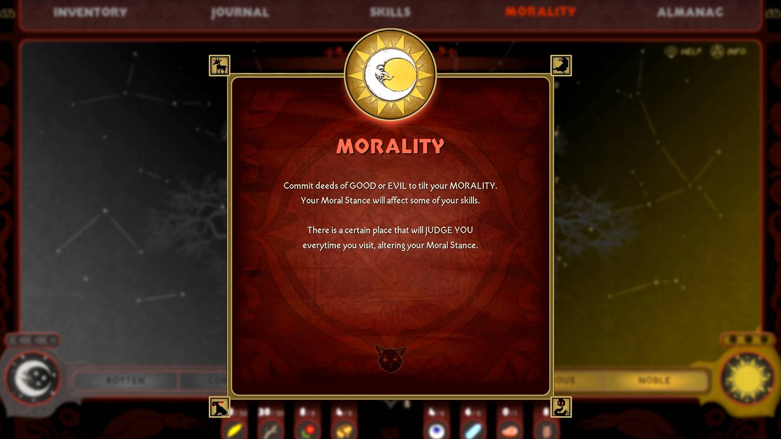 morality desciption in blacktail