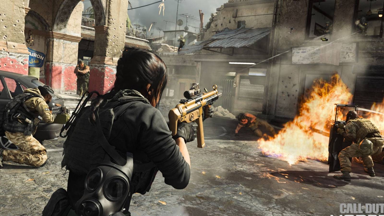 Shootout on the streets in Modern Warfare 2019