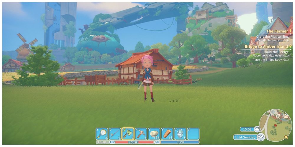 the protagonist in My Time At Portia