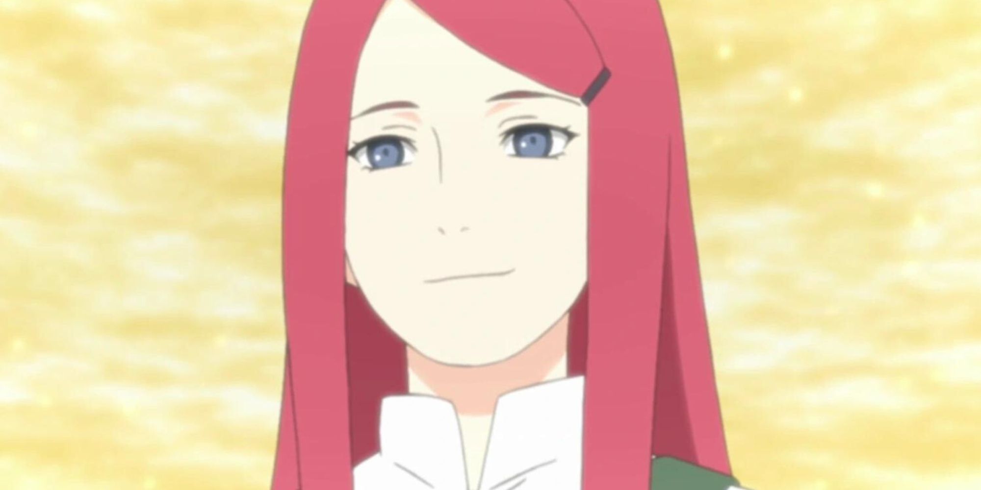 Kushina Uzumaki souriant dans Naruto