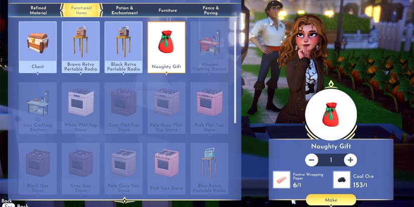 naughty gift in disney dreamlight valley