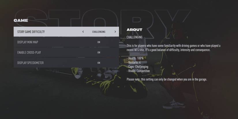 need-for-speed-unbound-difficulty-settings-menu