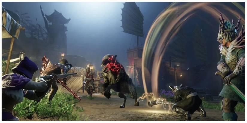 a battle in New World